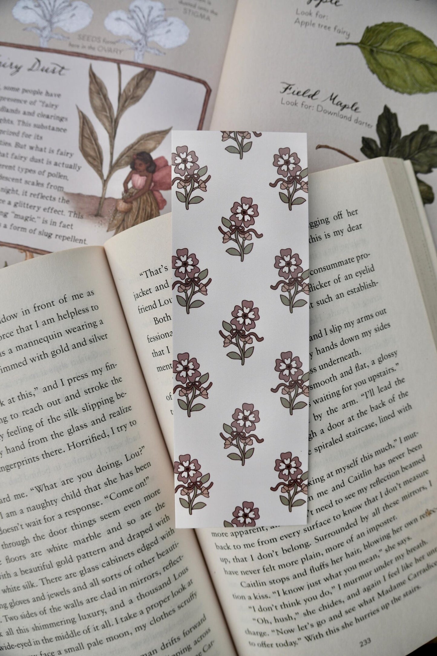 Fall Flowers Bookmark