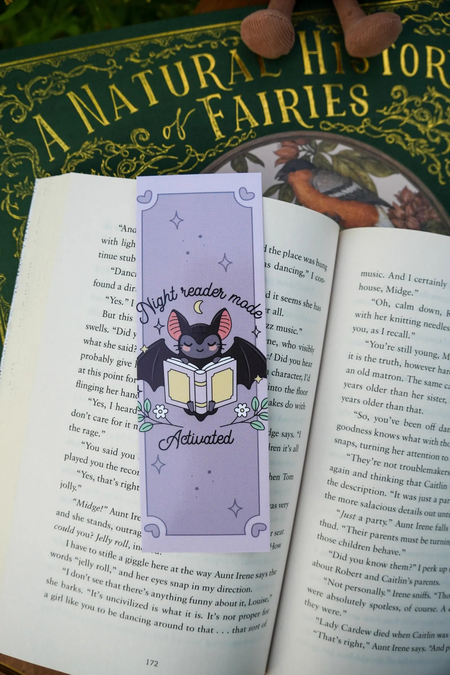 Night Reader Mode Activated Bookmark