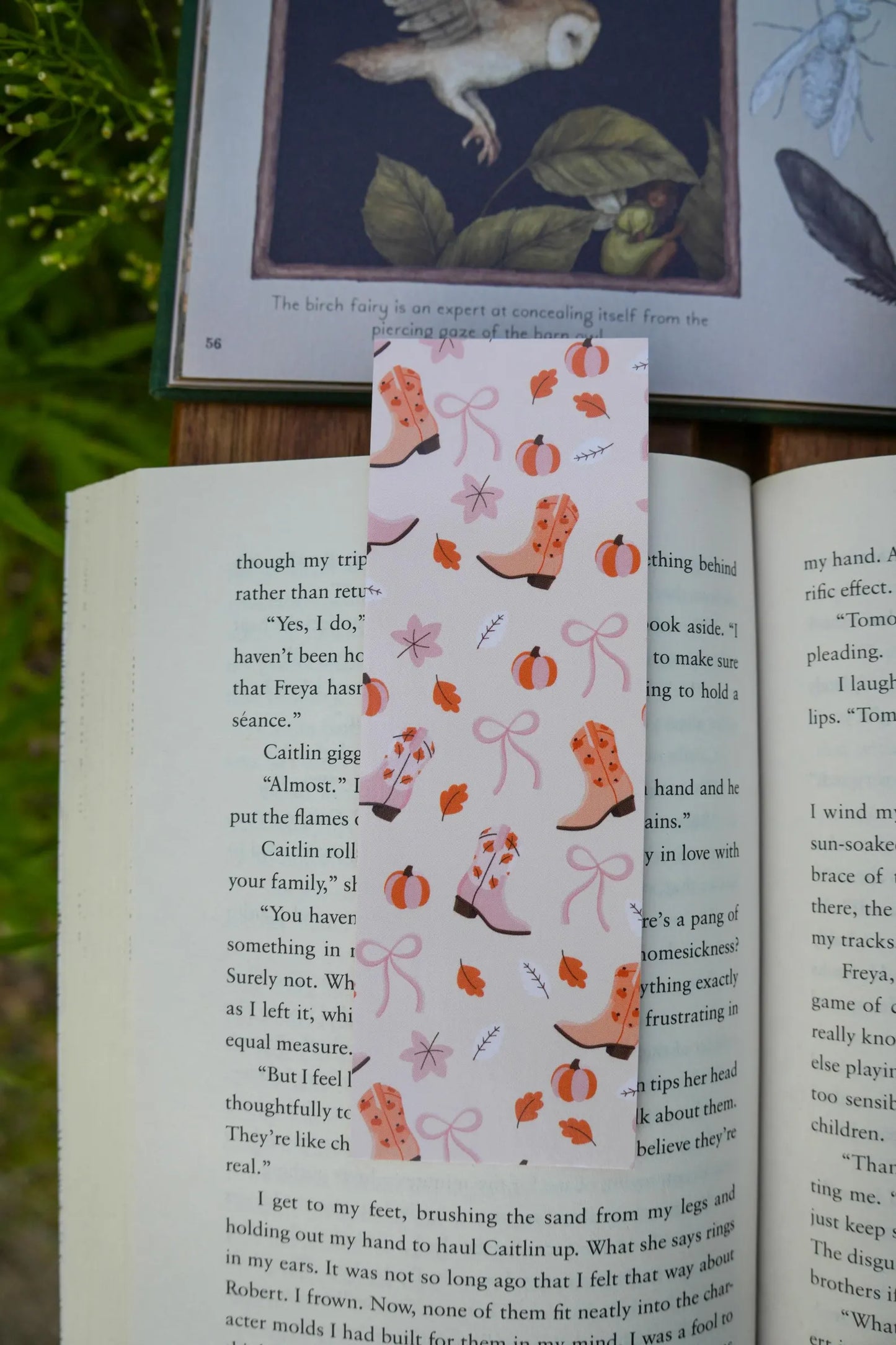Autumn Cowgirl Bookmark