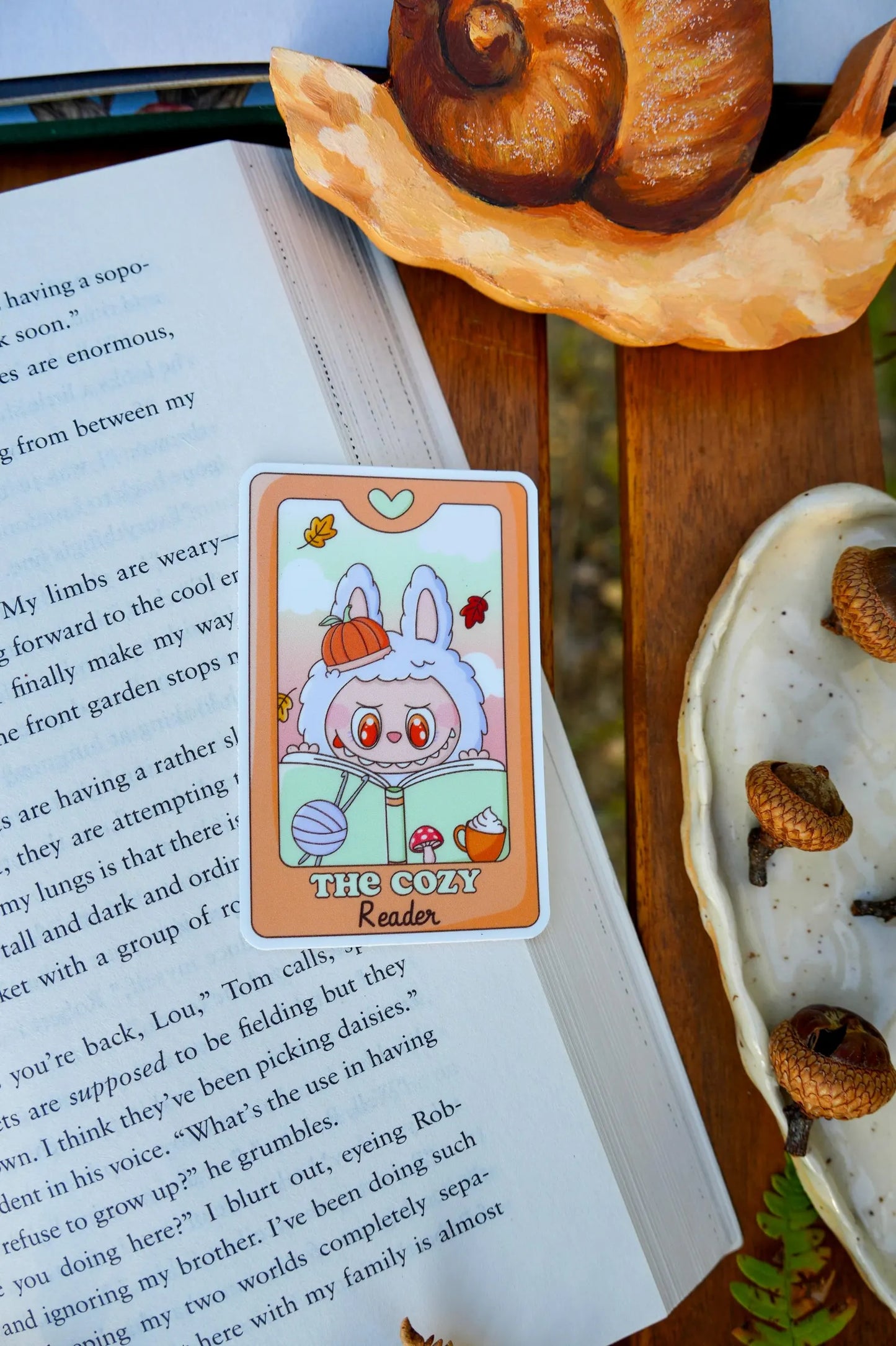 The Cozy Reader Labubu Tarot