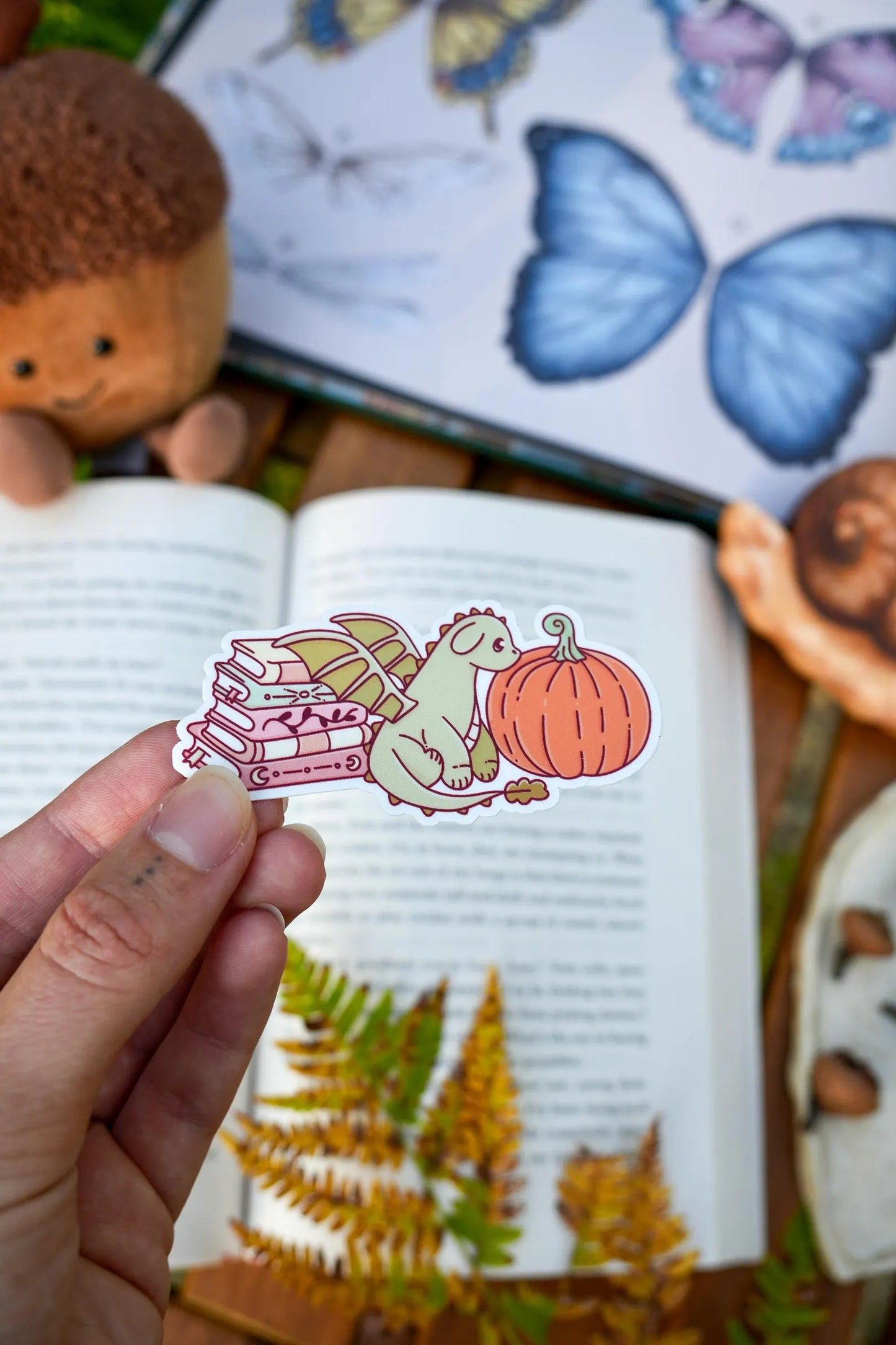 Fall Dragon Fantasy Sticker