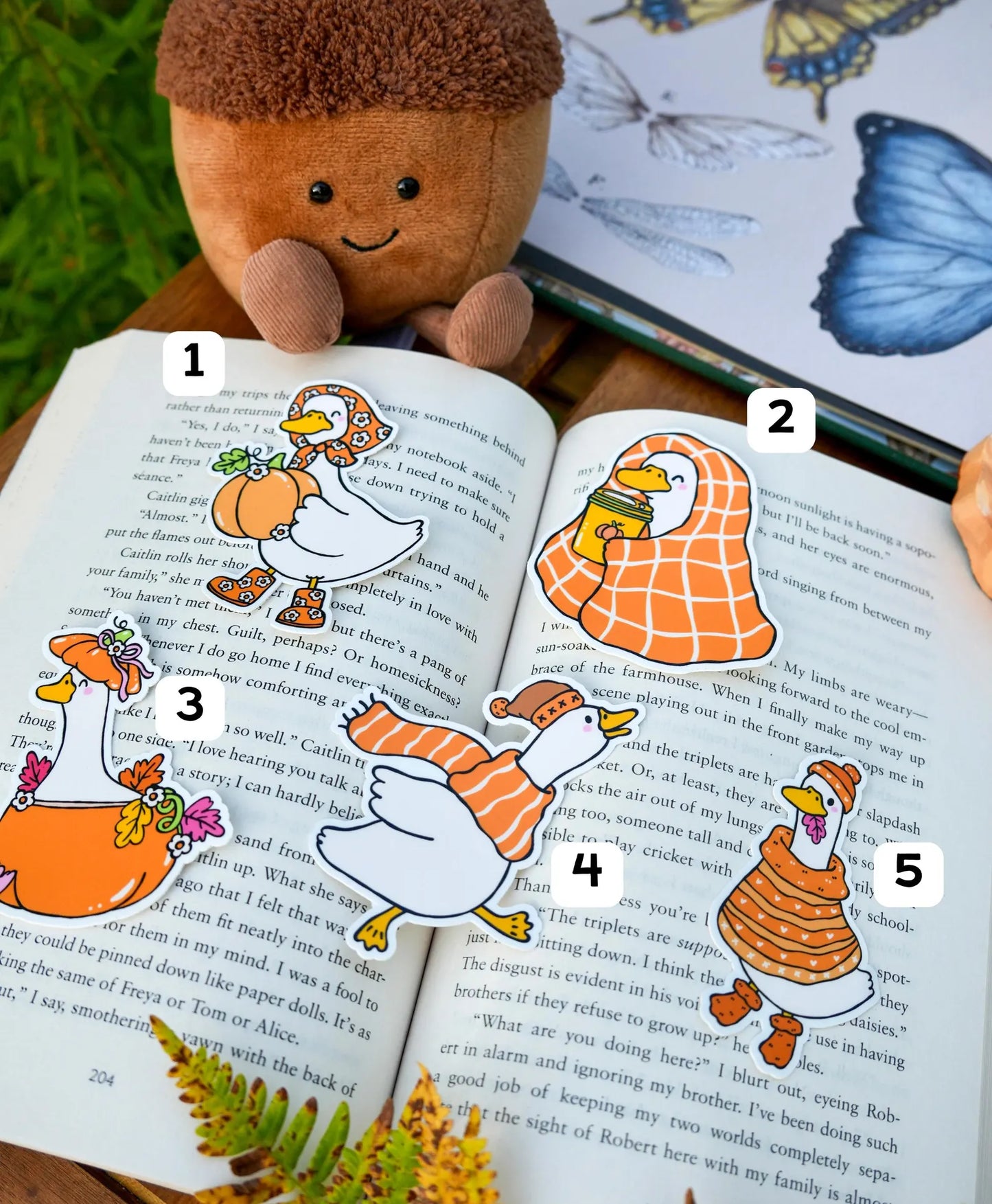 Fall Silly Goose Stickers