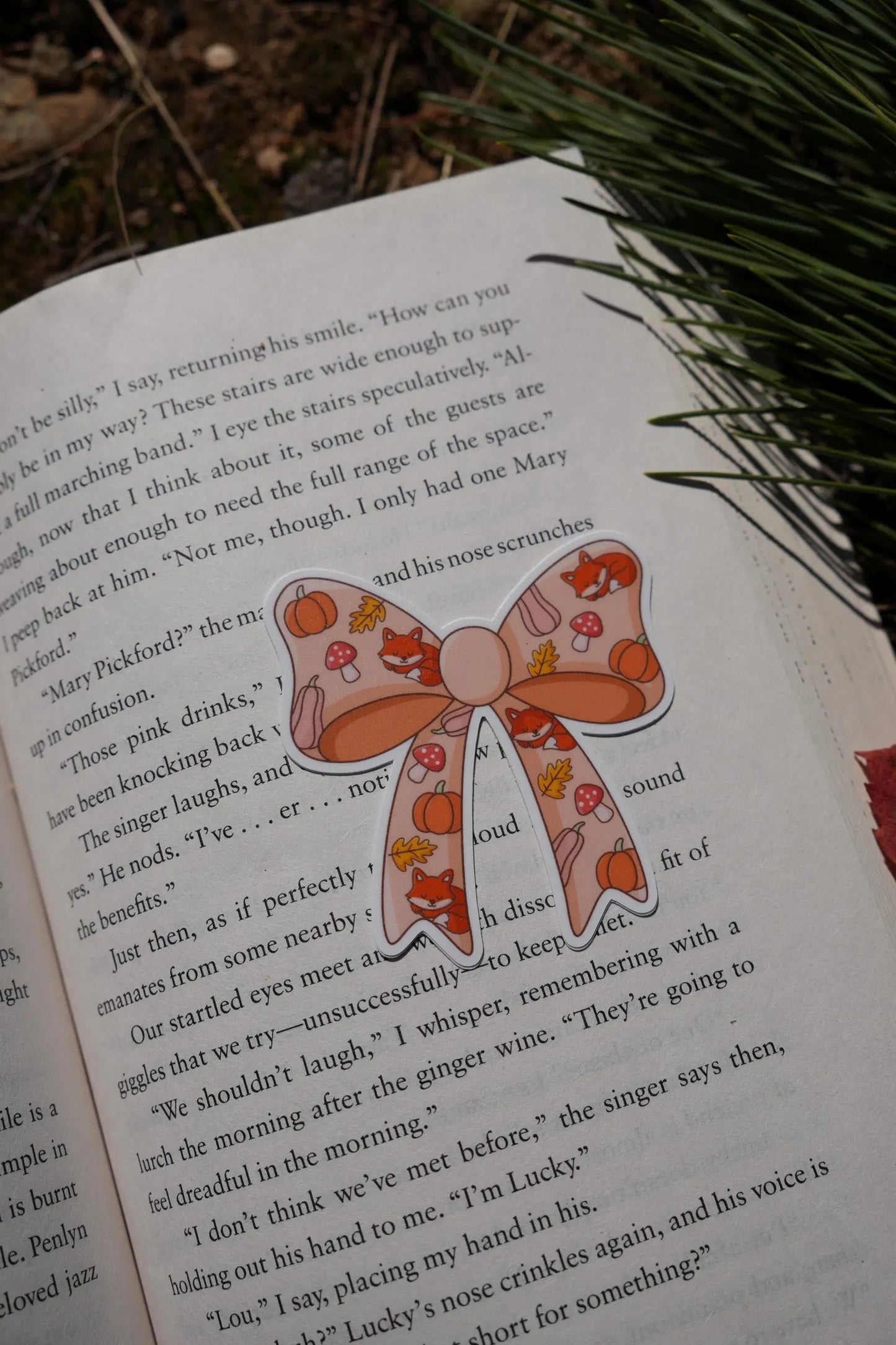 Autumn Bow Sticker