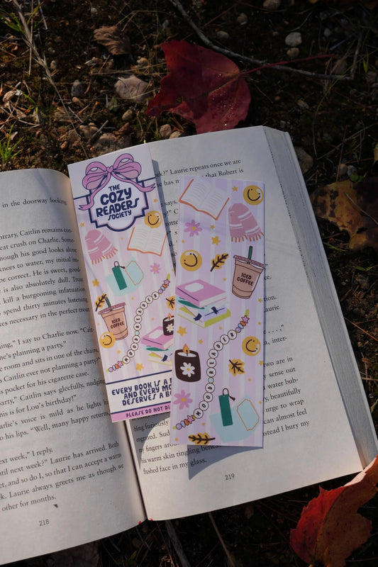 The Cozy Readers Society Bookmark