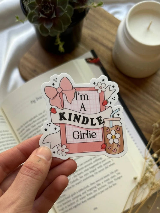 I'm a Kindle Girlie Sticker