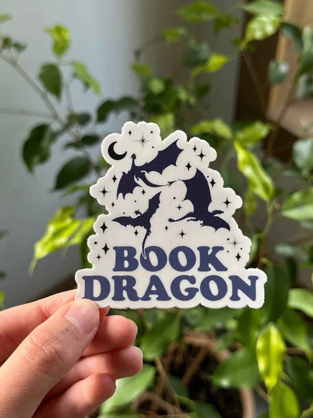 Book Dragon Sticker
