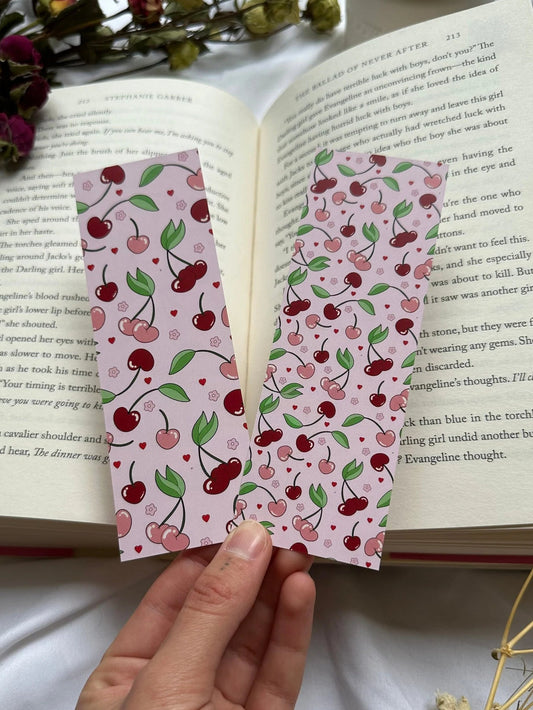 Pink Cherries Bookmark