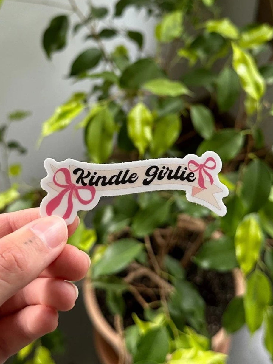 Kindle Girlie Bow Sticker