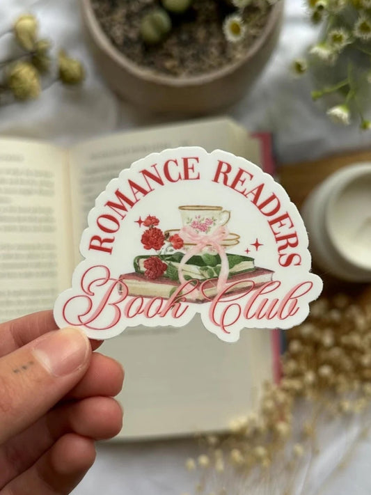 Romance Readers Book Club Sticker