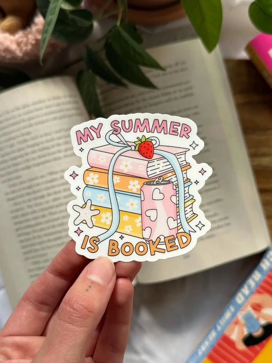 My Summer is Booked Sticker