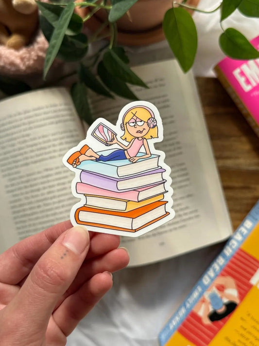 Bookish Lizzie Sticker