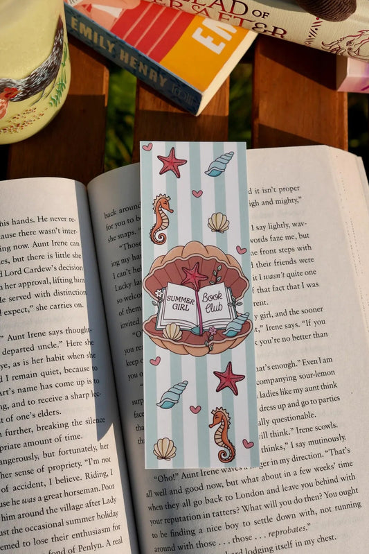 Summer Girl Book Club Bookmark