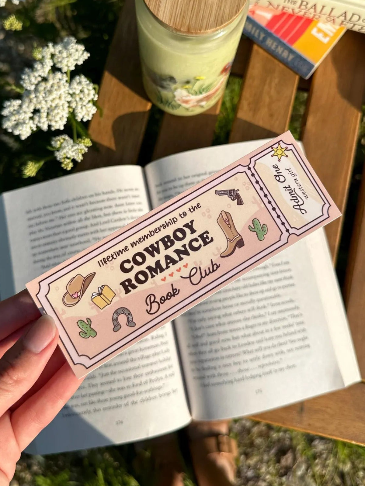 Cowboy Romance Bookmark