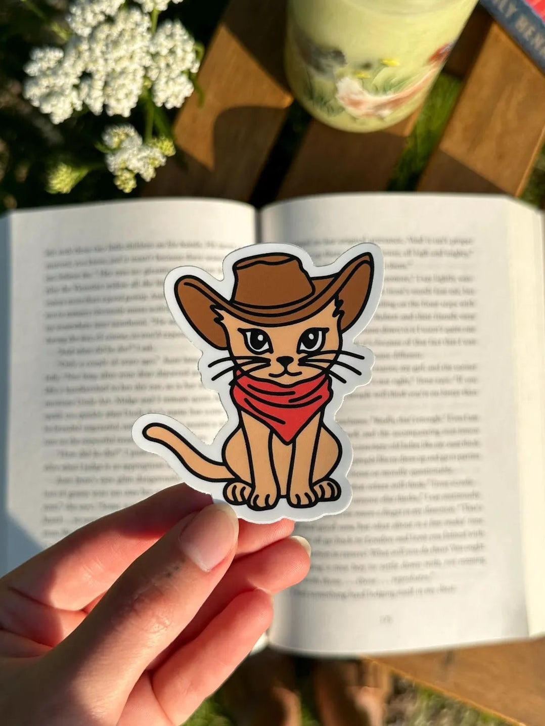 Cowboy Cat Sticker