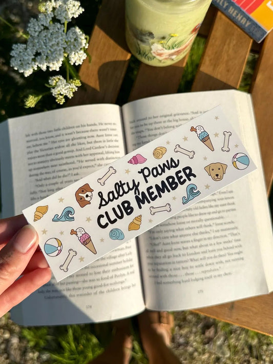 Salty Paws Club Member Bookmark