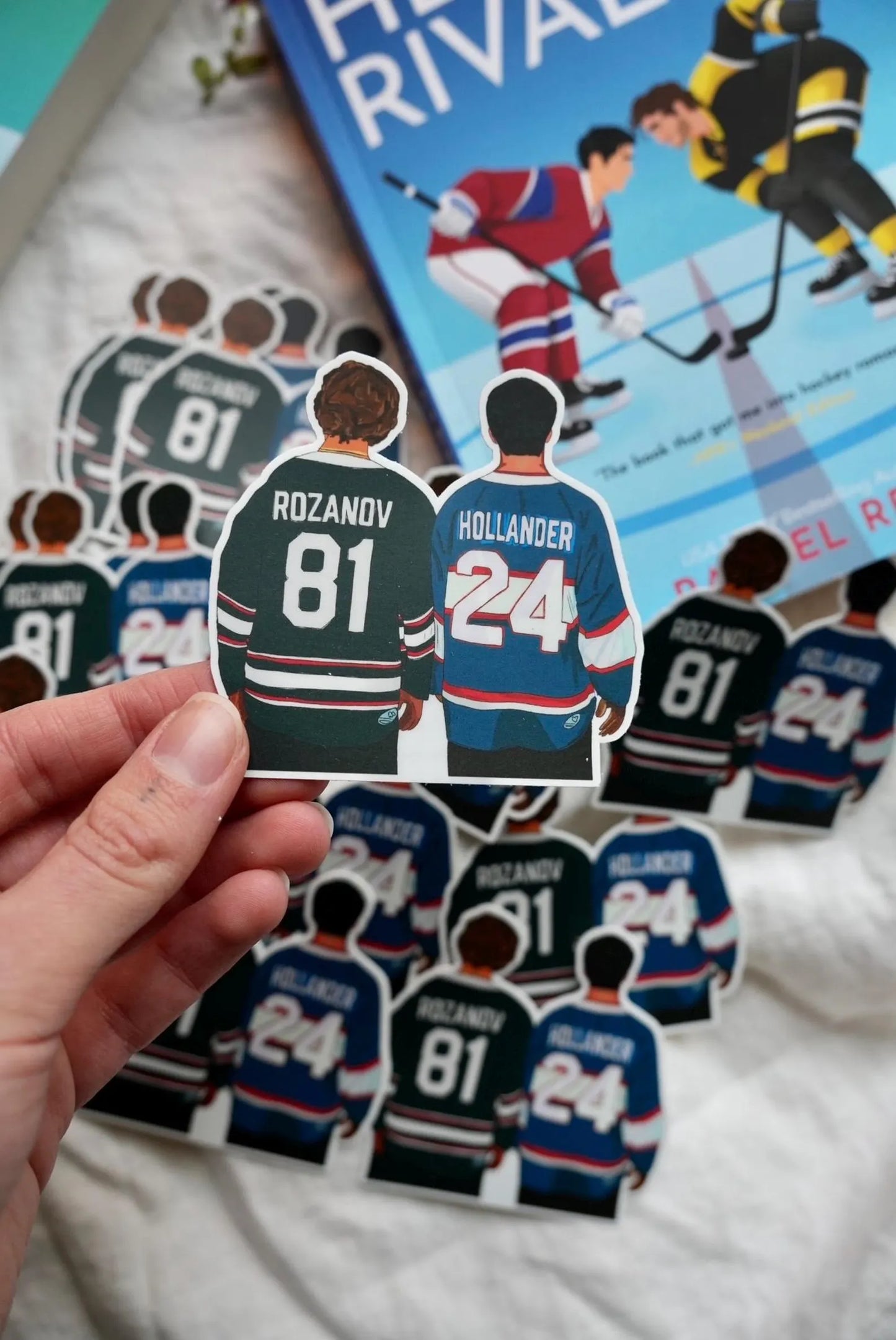 Hollander & Rosanov Jersey Sticker Heated Rivalry