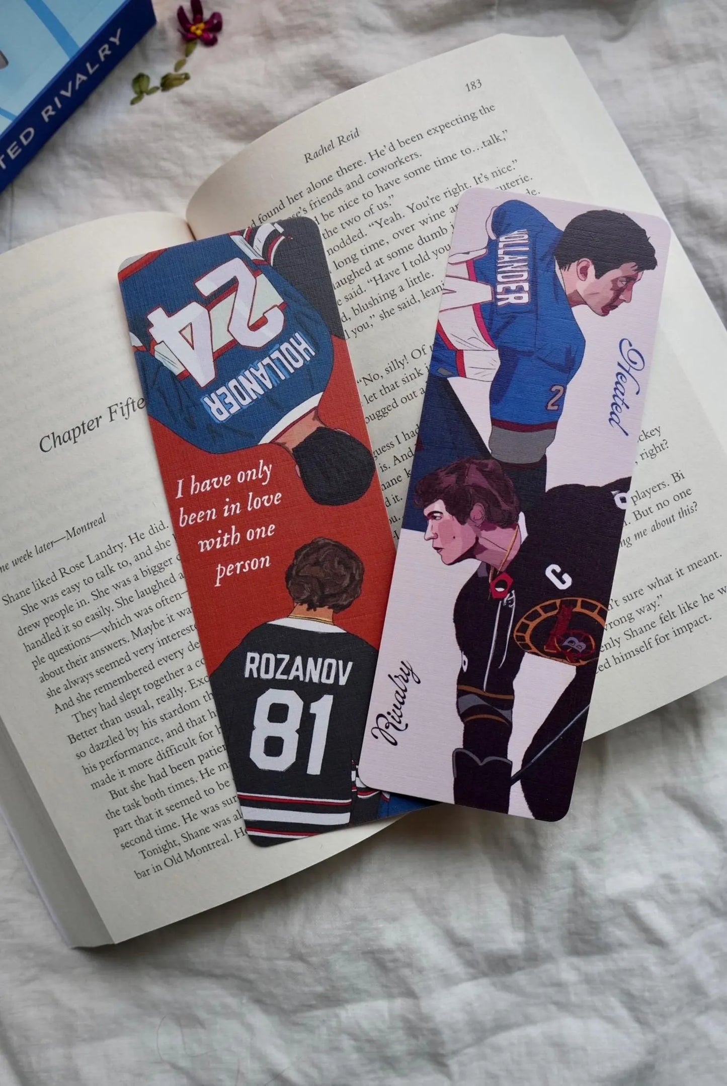 LINEN Heated Rivalry Bookmarks