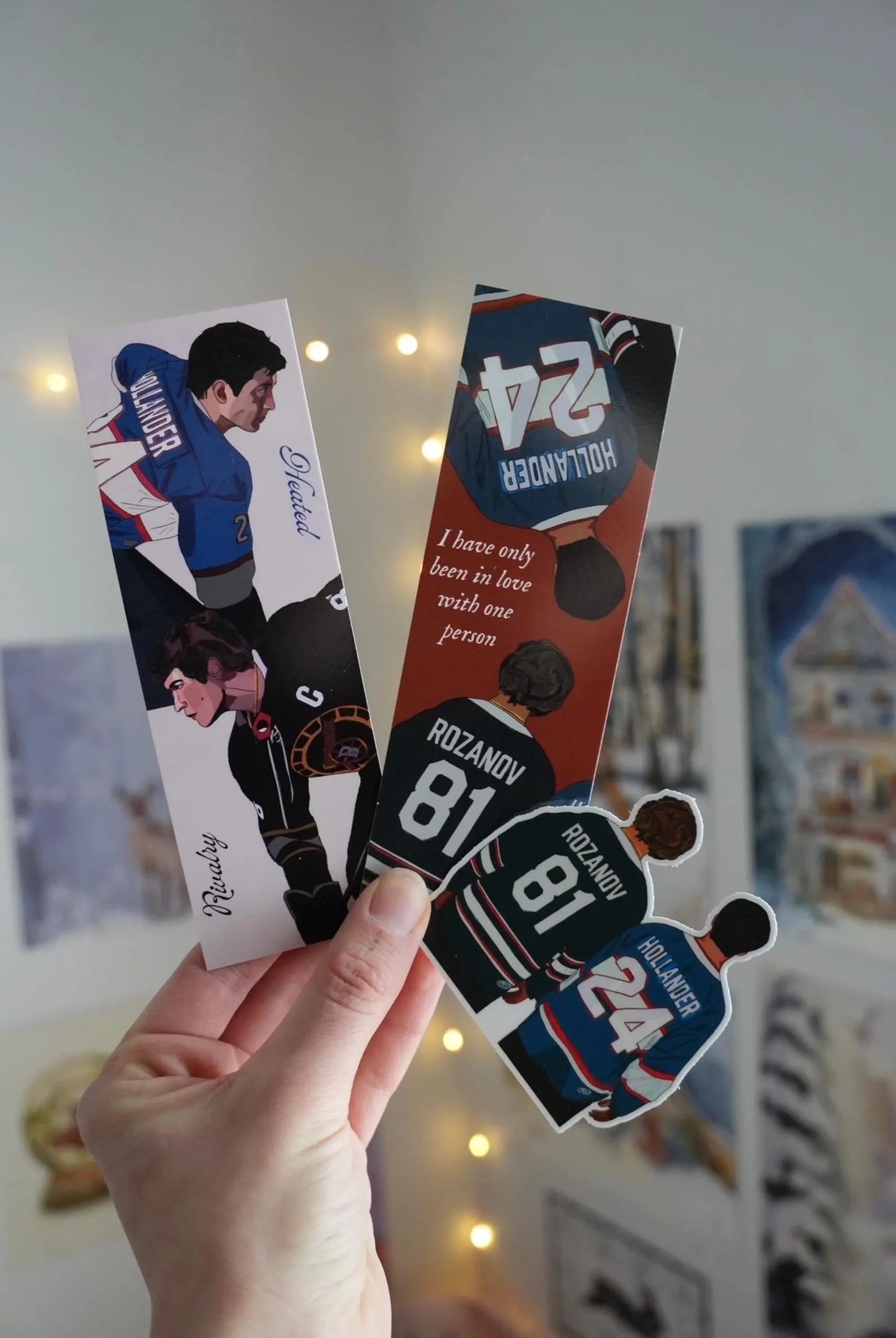 Heated Rivalry Sticker & Bookmark Bundle (2 bookmarks, 1 sticker)