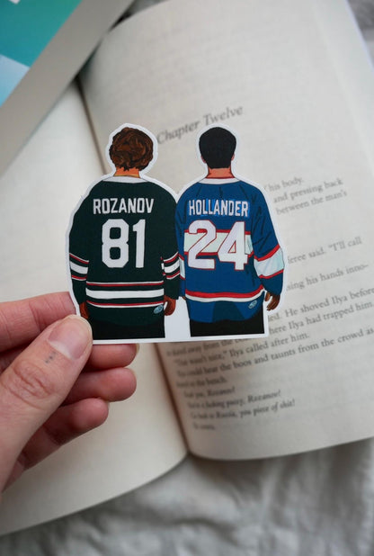 Hollander & Rosanov Jersey Sticker Heated Rivalry