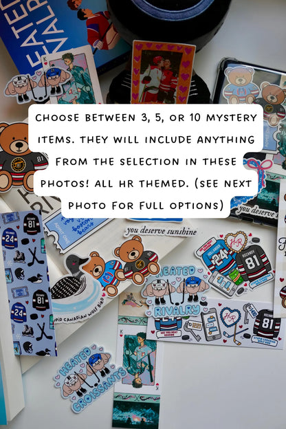 Heated Rivalry MYSTERY Sticker & Bookmark Bundle