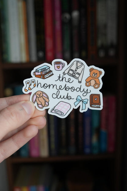 The Homebody Club Sticker