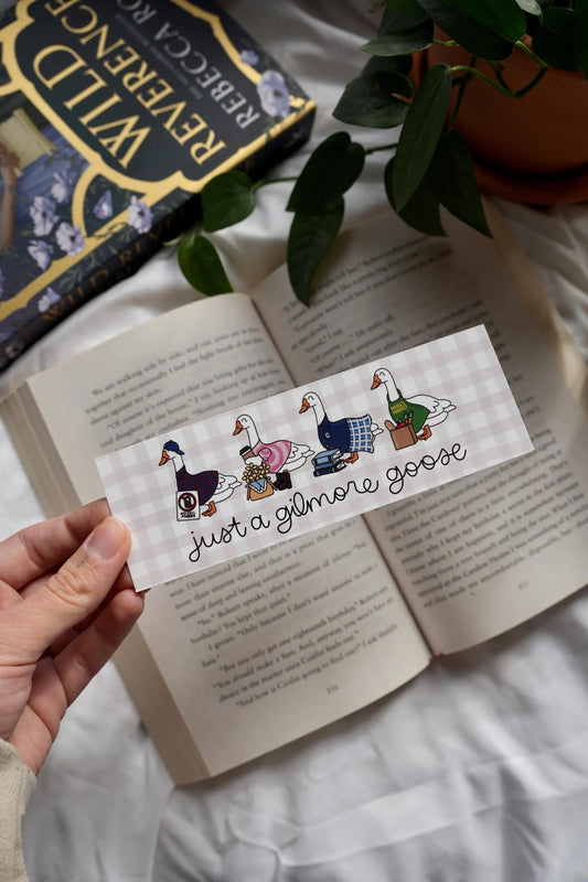 Just a gilmore goose bookmark