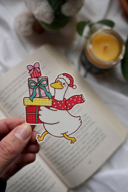 Festive Geese Stickers