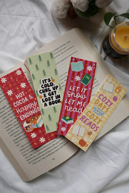 Cozy Reading Season Bookmarks
