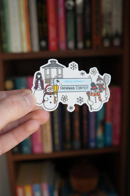 Stars Hollow Snowman Contest Sticker