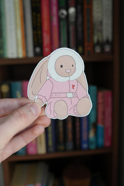 Jellycat Snowsuit Bashful Bunny Sticker