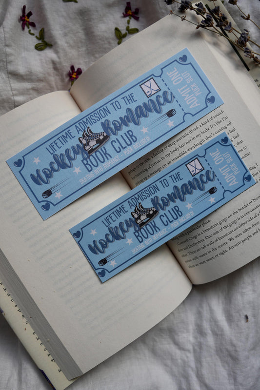 Hockey Romance Book Club Bookmark