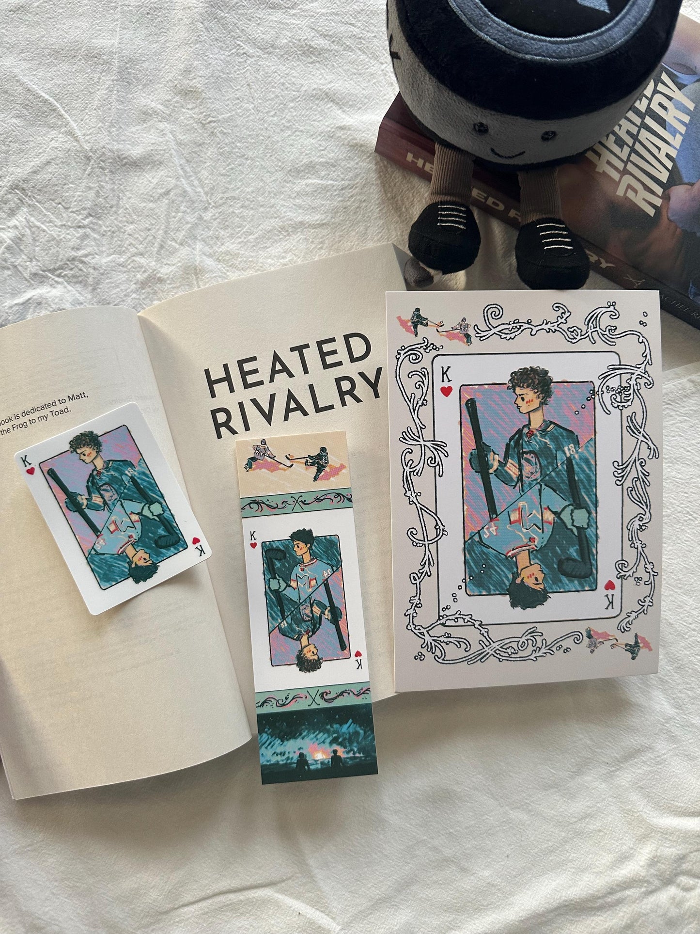King of Hearts Bundle (Sticker, Bookmark and Art Print)