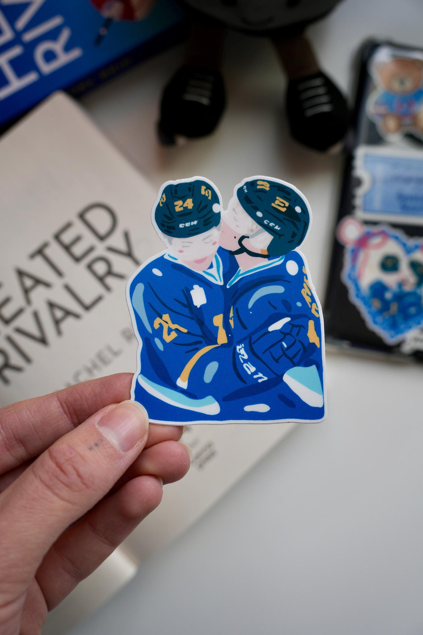 HR Helmet Kiss Sticker