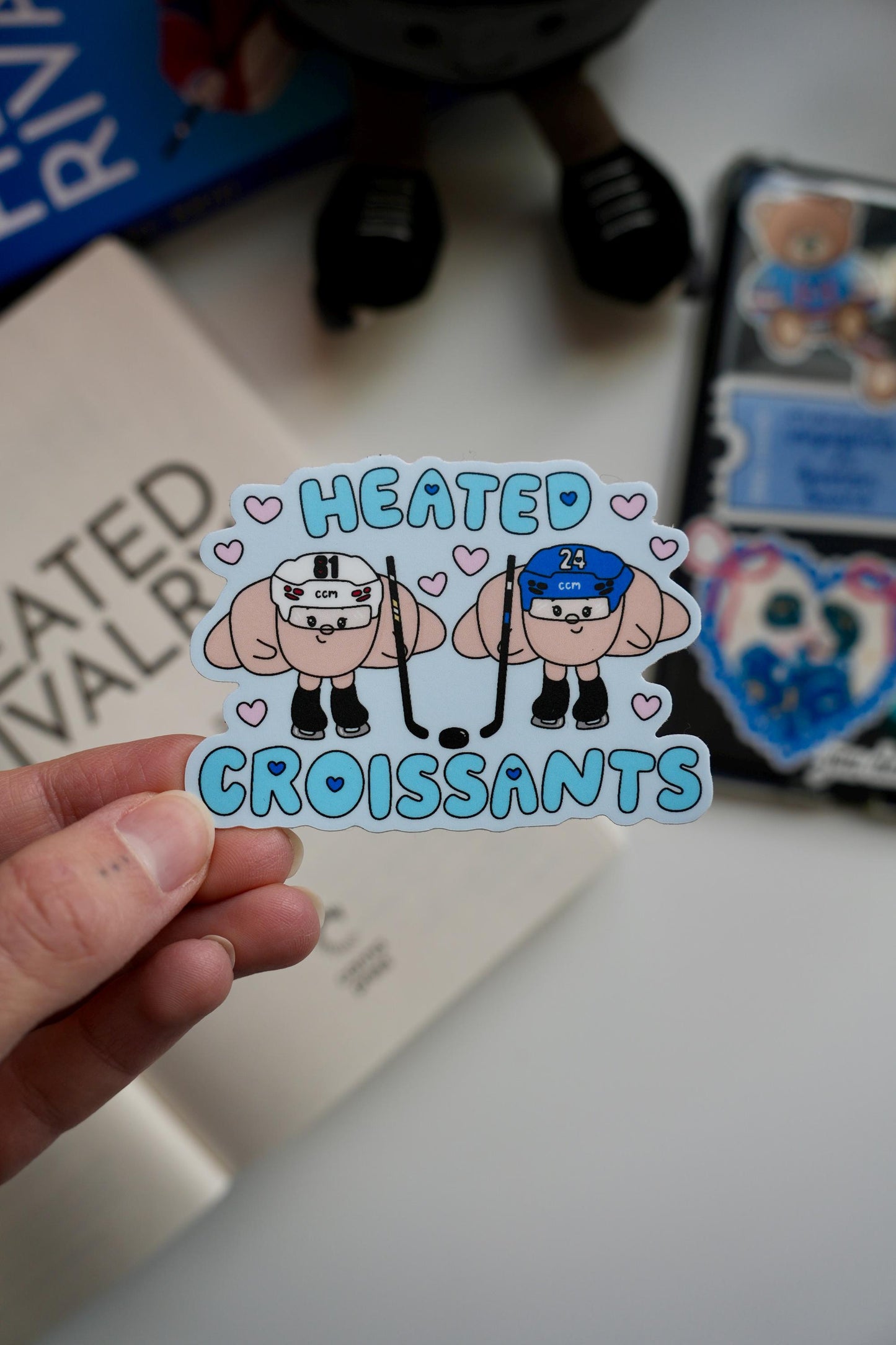 Heated Croissants Sticker