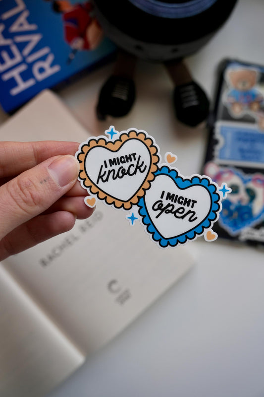 I Might Knock, I Might Open Sticker