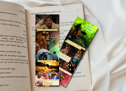 Project Hail Mary Collage Bookmarks