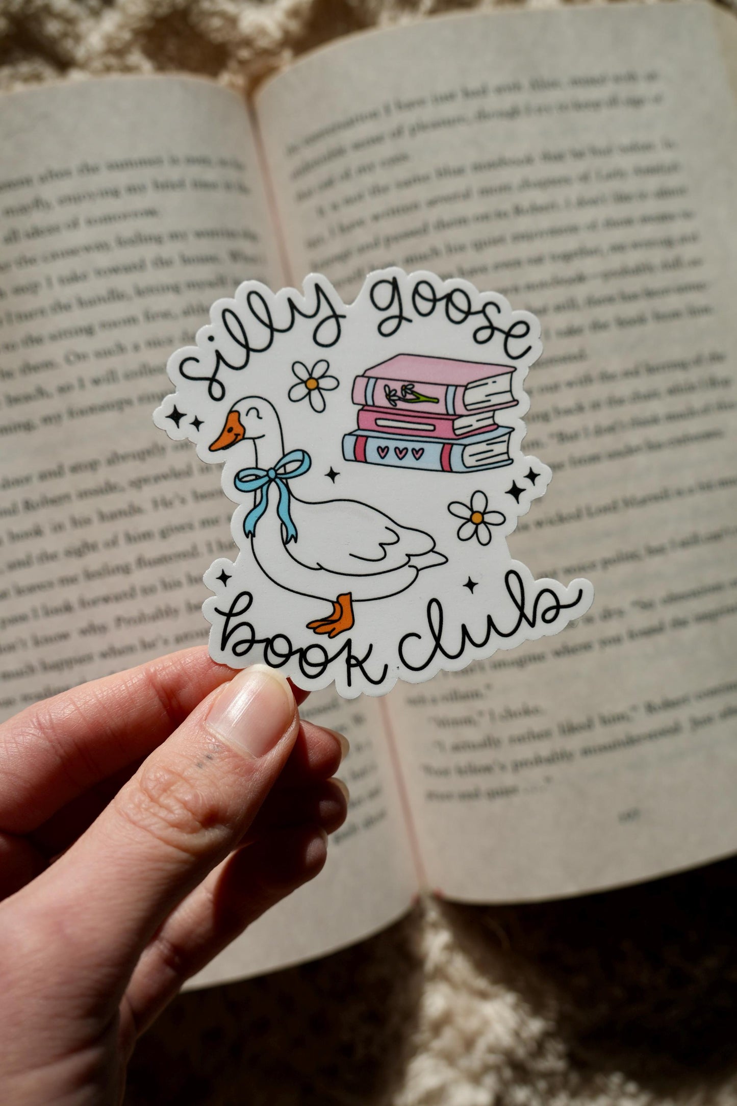 Silly Goose Book Club Sticker
