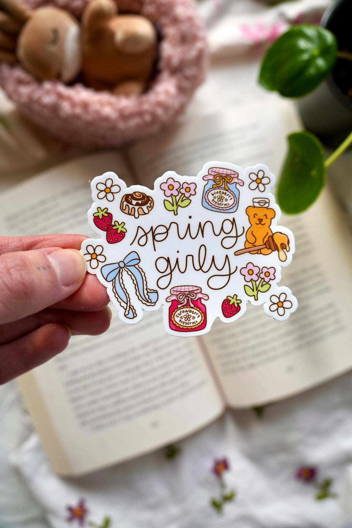 Spring Girly Sticker