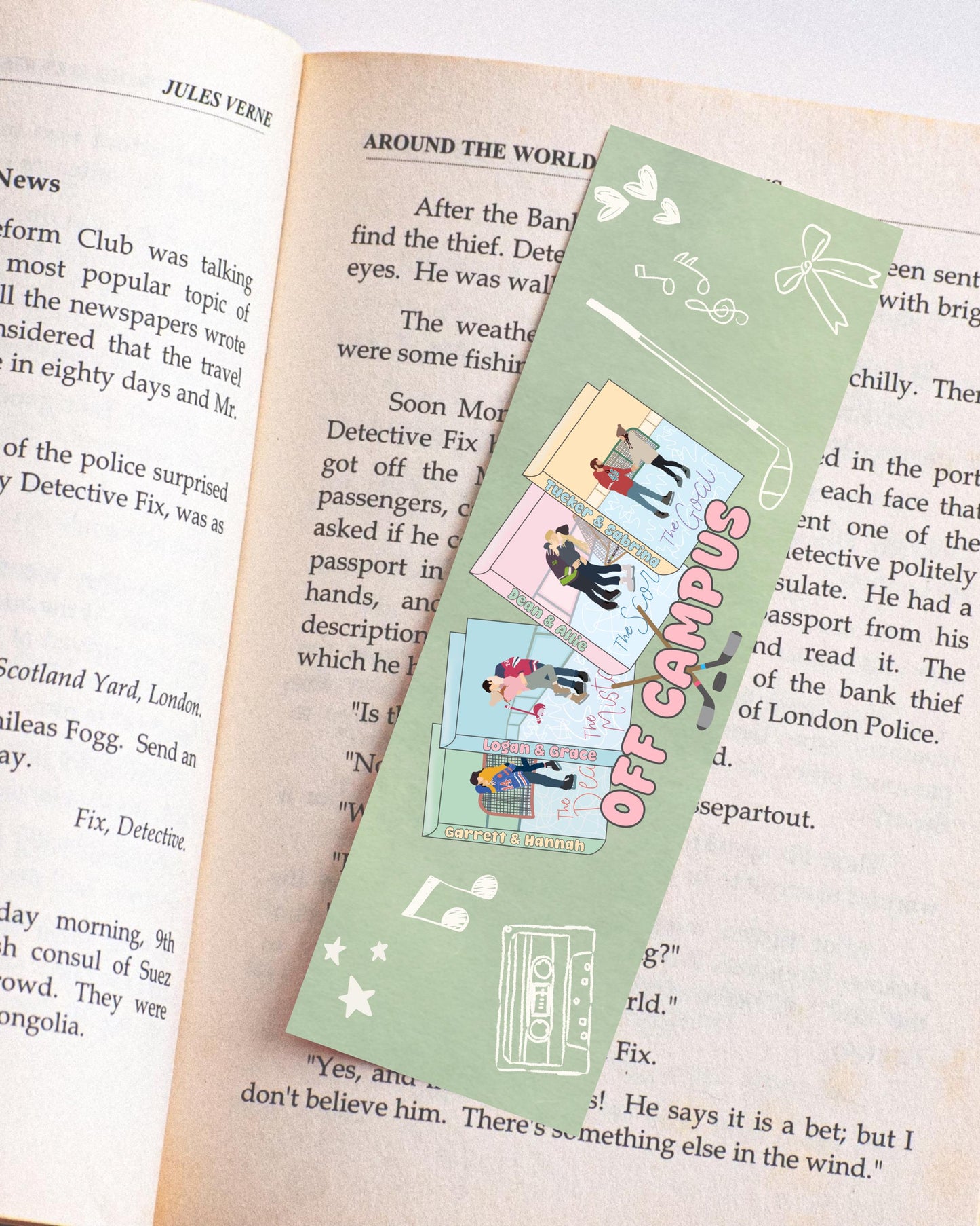 Off Campus Series Book Covers Bookmarks