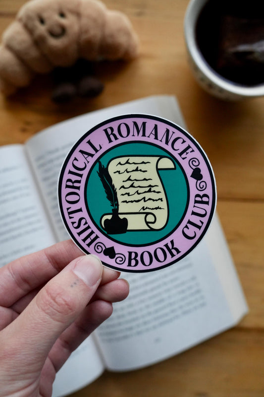 Historical Romance Book Club Sticker