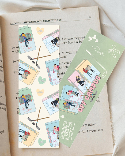 Off Campus Series Book Covers Bookmarks