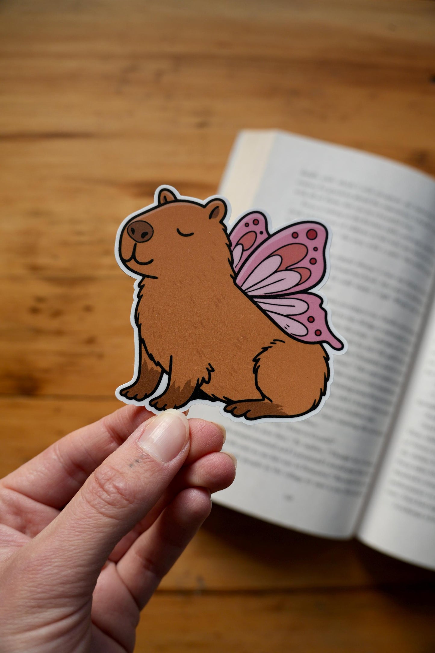 Capybara Fairy Sticker