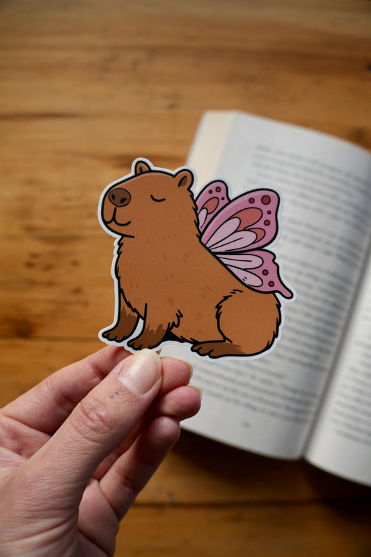 Capybara Fairy Sticker