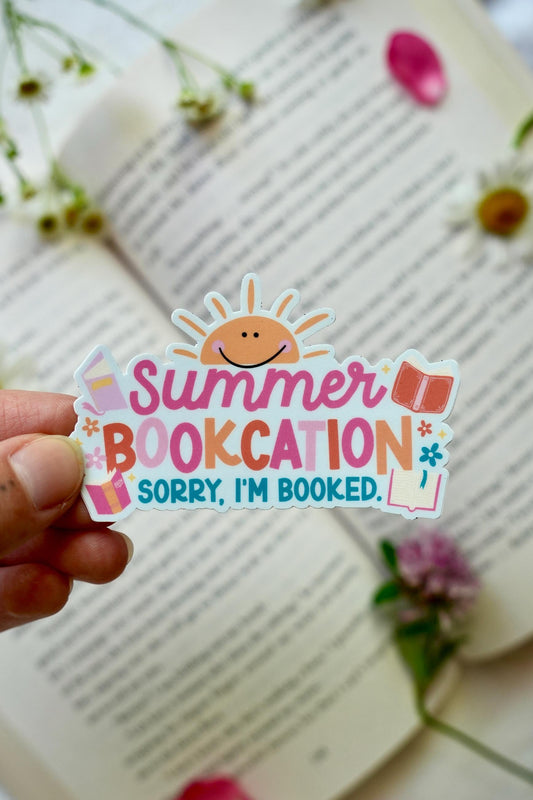 Summer Bookcation Sticker