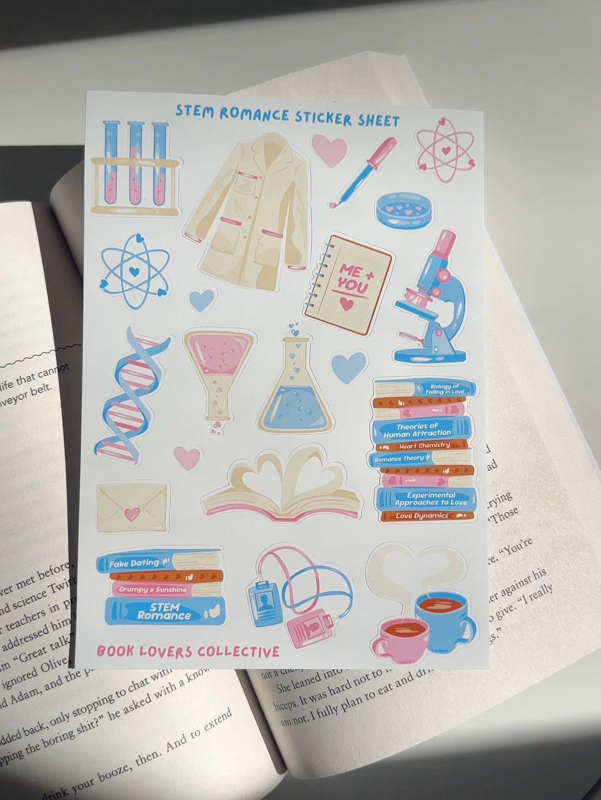 Stem Romance Sticker Sheet