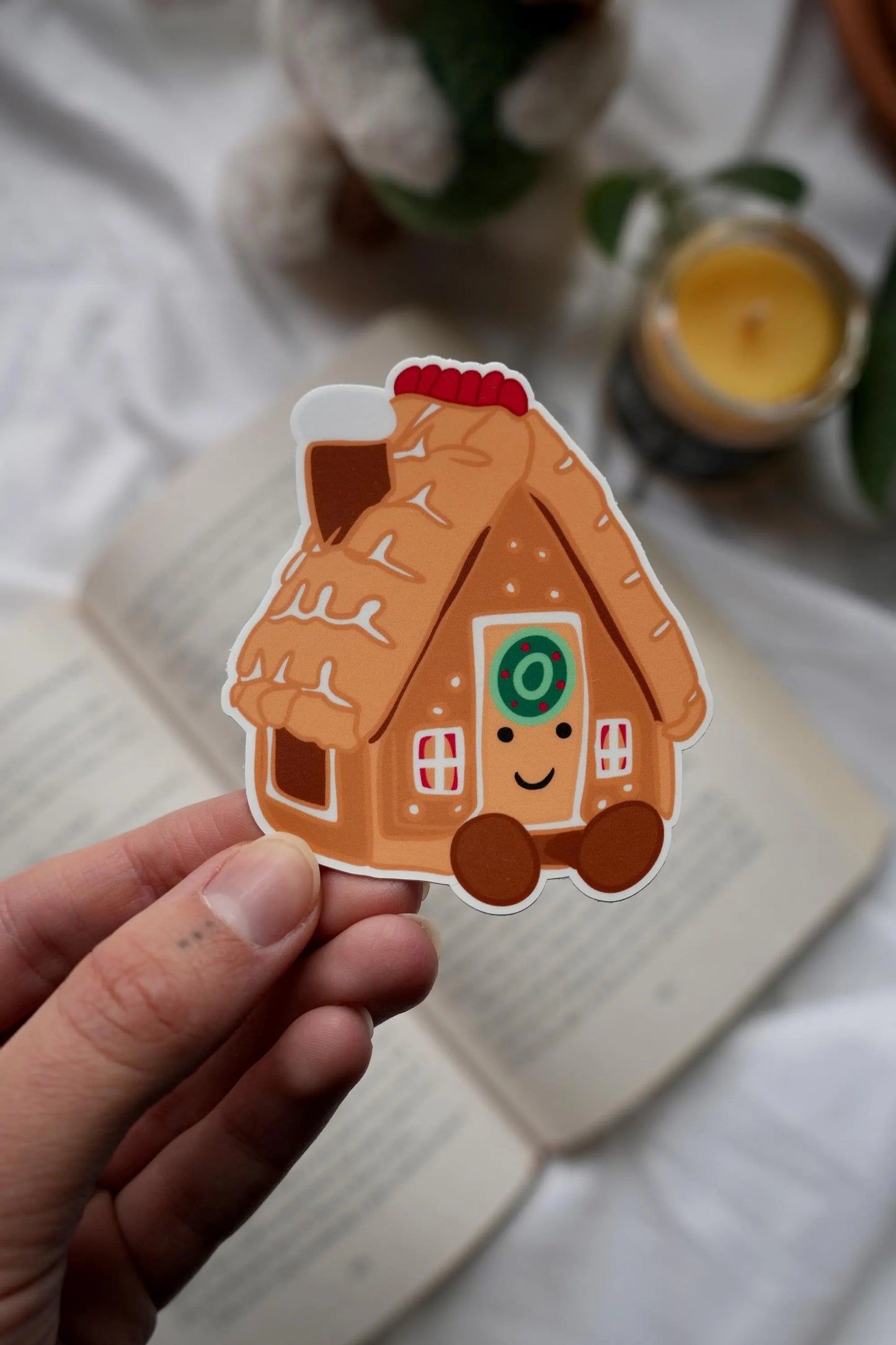 Gingerbread House Sticker