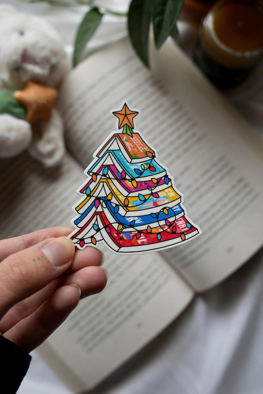 Emily Henry Bookmas Tree Sticker