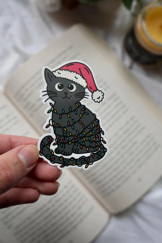 Festive Cat Sticker