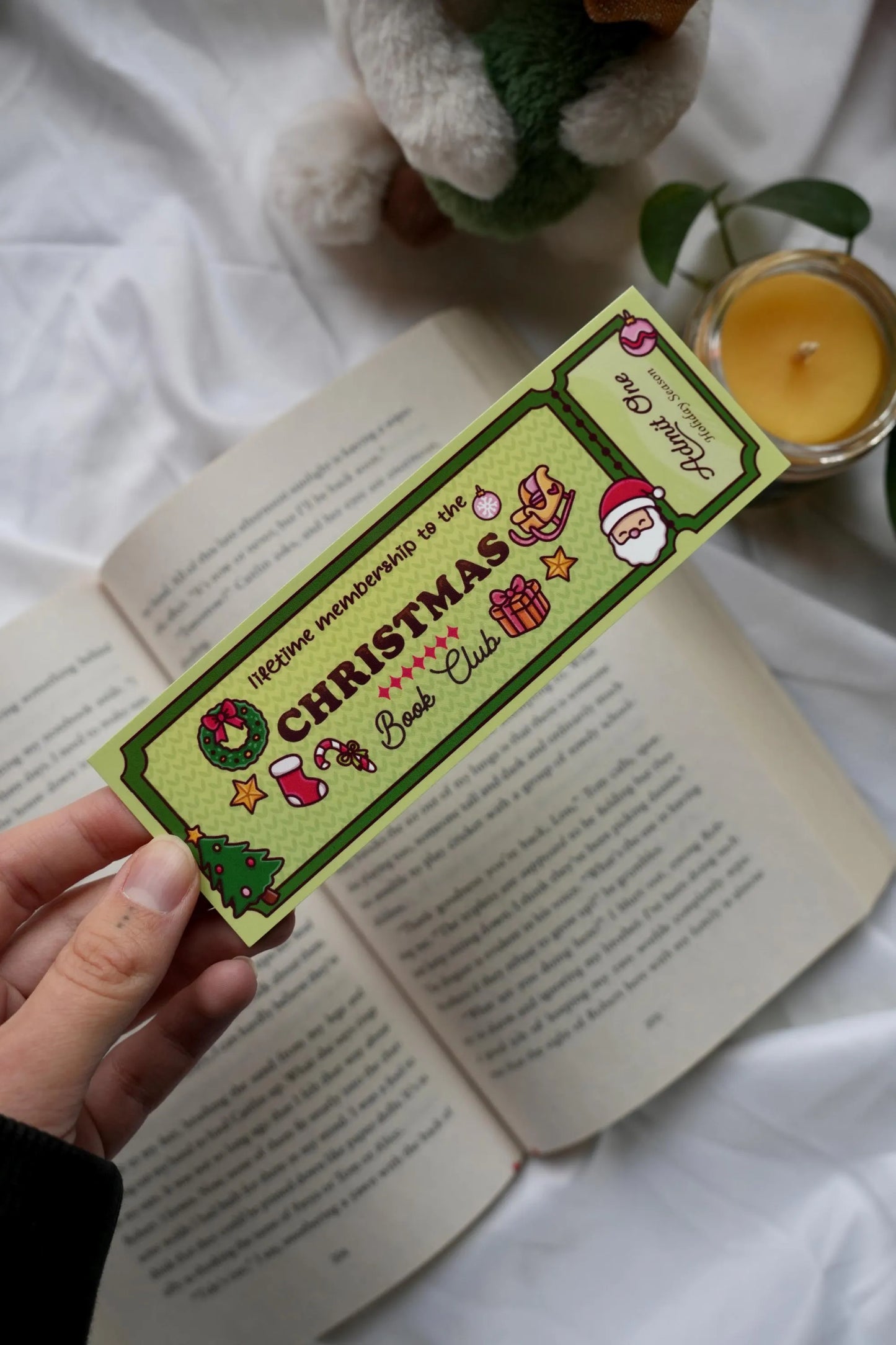 Lifetime Membership to the Christmas Book Club Bookmark