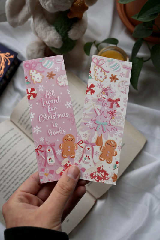 All I Want for Christmas is Books Bookmark